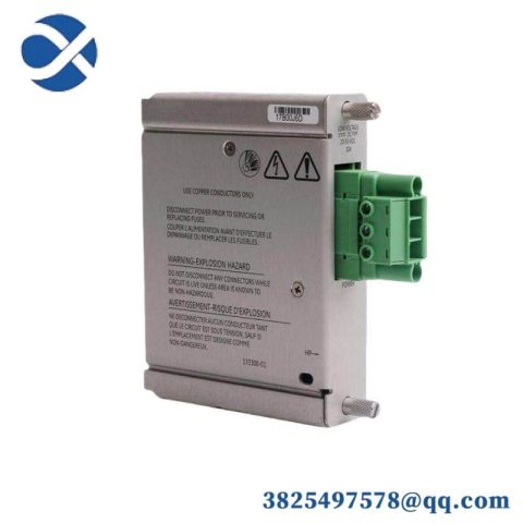 Bently Nevada 3500/01-01: Industrial Control System Software for Rack Configuration