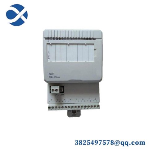 ABB 3BSE020512R1 AI801 - 8-Channel Analog Input Unit for Industrial Control Systems