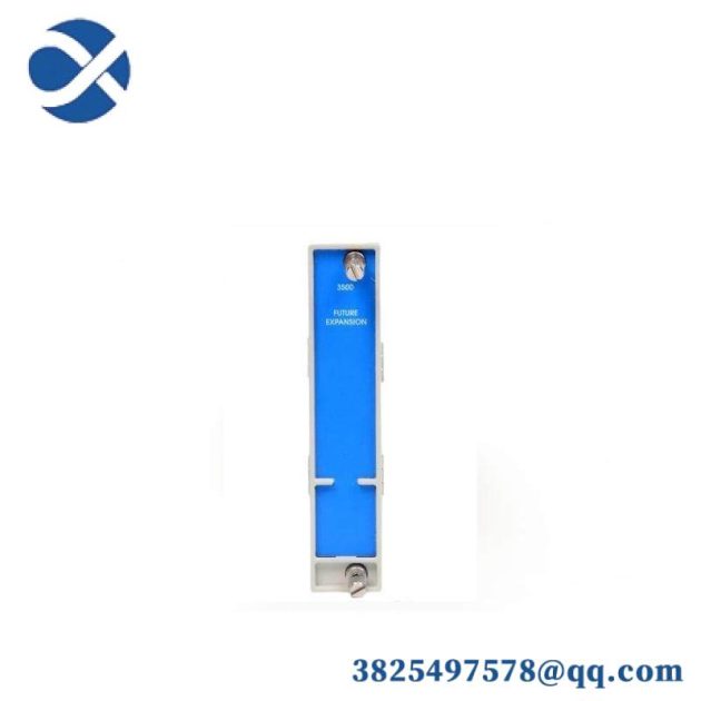 Bently Nevada 128275-01E: Future Expansion Faceplate for Industrial Control Systems
