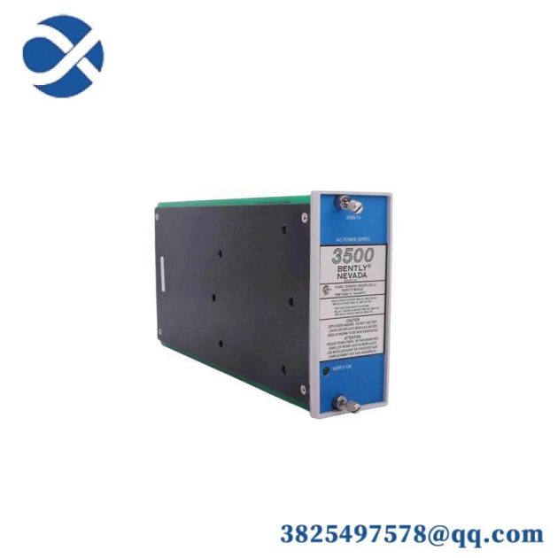 Bently Nevada 3500/15 AC 106M1079-01 Power Supply Module: Reliable & High-Performance AC Power Supply
