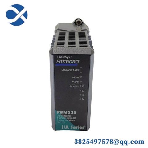 Foxboro FBM228 P0922QS: Fieldbus Module with 4 Ports, Precision & Reliability in Industrial Control