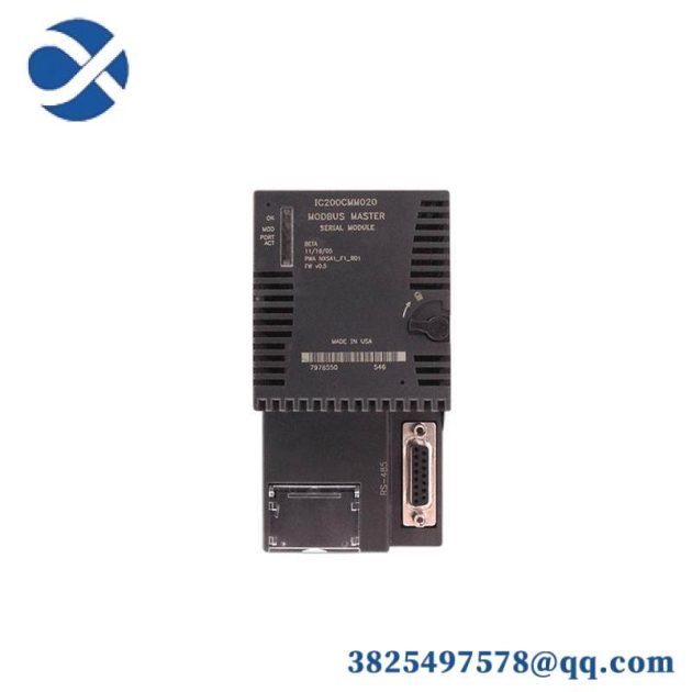 GE IC200CMM020: Modbus Master Module, Industrial Automation Innovation