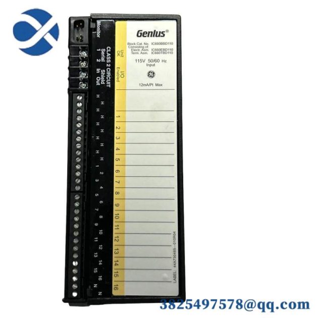 GE IC660BBD110 High-Speed Counter Block, PLC Module