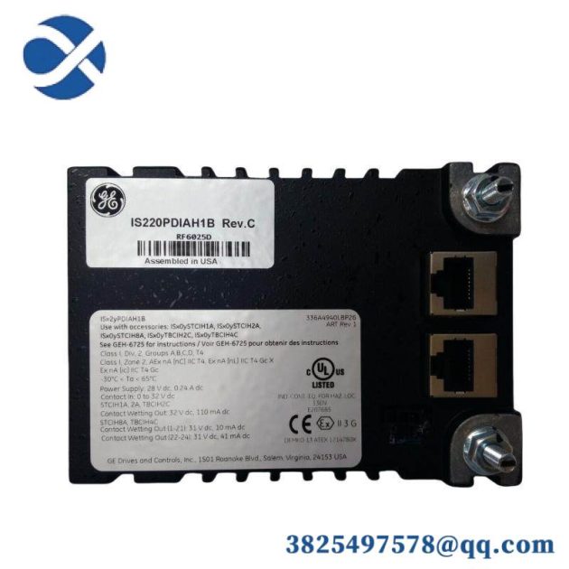 GE IS220PDIAH1B: High-Performance I/O Pack for Hazardous Locations