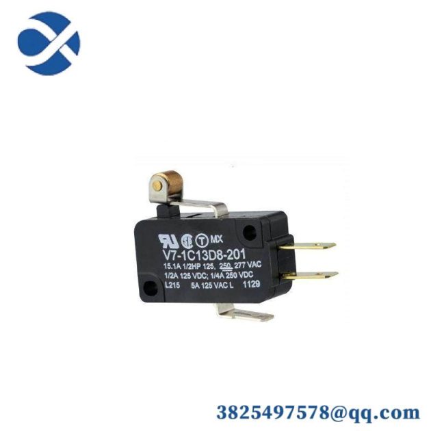 Honeywell V7-1C13D8-201 SPDT Roller Lever Microswitch, 15 A, V7 Series