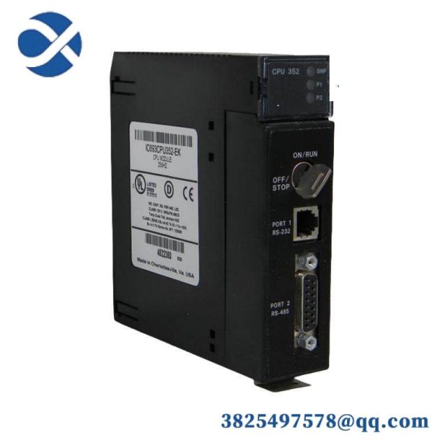 GE IC693CPU352: Single Slot CPU Module, Optimized for Industrial Automation