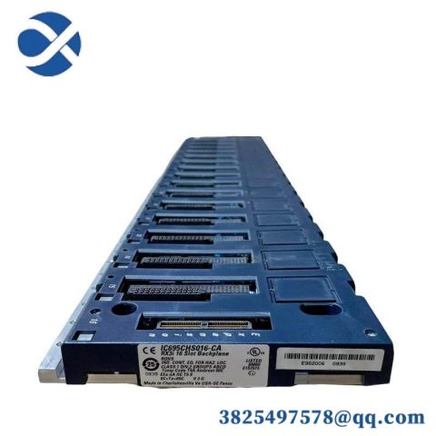 GE IC695CHS016: Universal 16-Module Slots Base