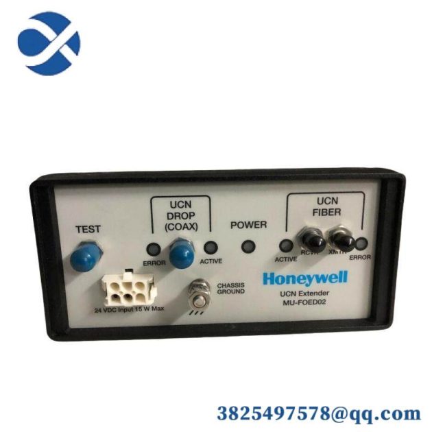 Honeywell MU-FOED02, 51197564-200, UCN Fiber Optic Extender Model, Industrial Control Systems