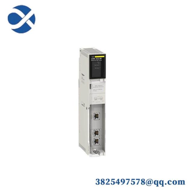 Schneider 140CRA31200 Ethernet RIO Drop E/IP 1CH Adaptor Module, for Industrial Automation Control Systems