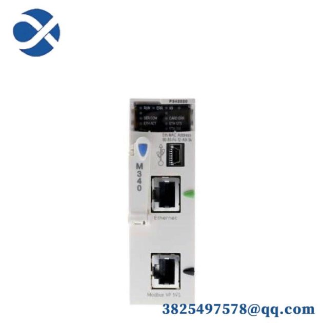 Schneider Electric BMXP342020H PLC CPU Processor Module, 0.095A, 24VDC