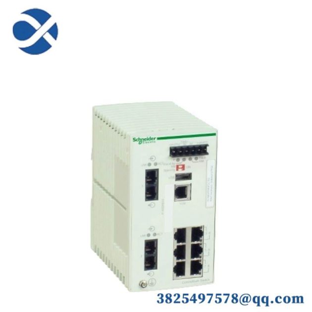 Schneider TCSESM083F2CU0 Industrial Ethernet Switch: 8-Port Control Module