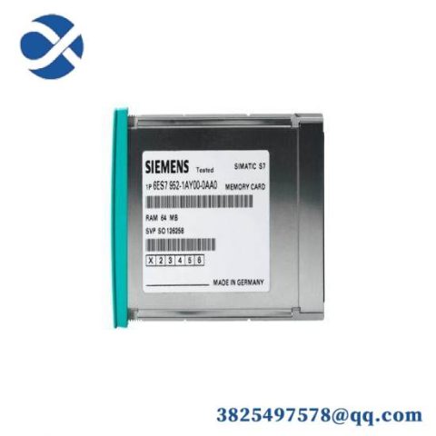 Siemens 6ES7952-0KH00-0AA0 Flash Memory Module: Efficient Data Storage Solution for Industrial Applications