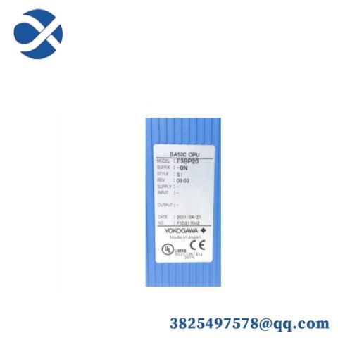 Yokogawa F3BP20-0N Basic CPU Module: Precision & Reliability in Industrial Control Solutions