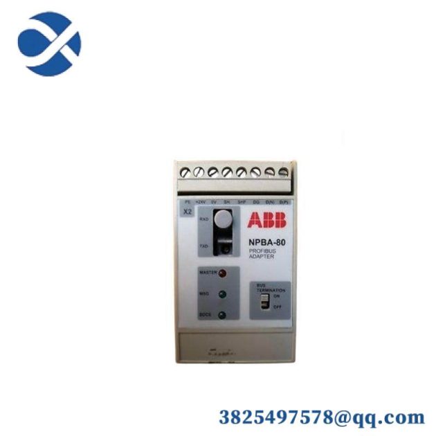 ABB NPBA-80 PROFIBUS ADAPTER - Industrial Control Module, 200 Characters or Less