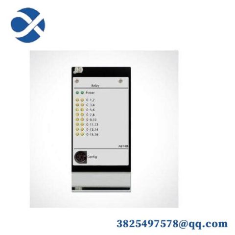 Emerson A6740/10 - 16-Channel Output Relay Module, Designed for Industrial Control Applications