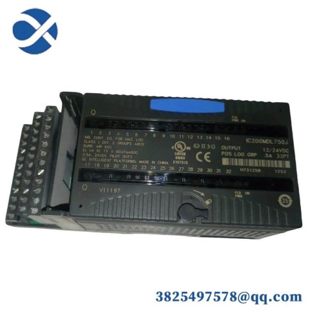 GE IC200MDL750J: VersaMax Output Module, Precision Control for Industry 4.0 Applications