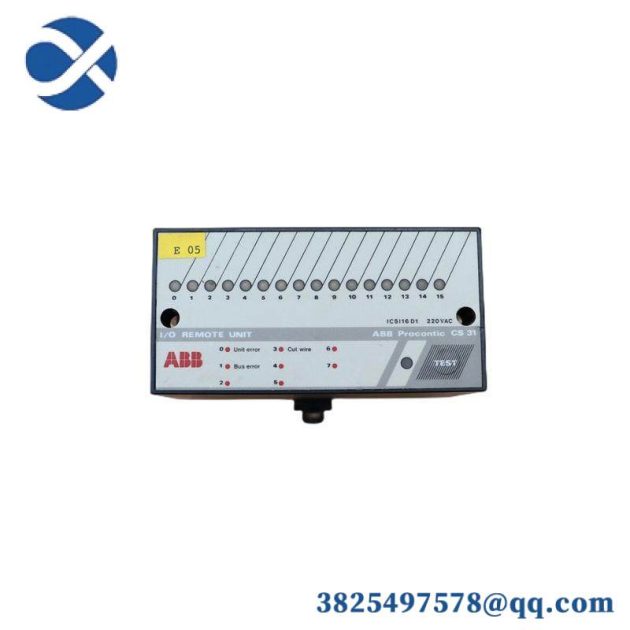 ABB ICSI16D1 Industrial I/O Remote Unit for Procontic System, Compact & High Performance Control Solutions