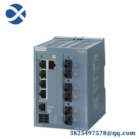 SIEMENS SCALANCE X204-2 Redundant Power Supply Switch, Essential for Seamless Factory Networks