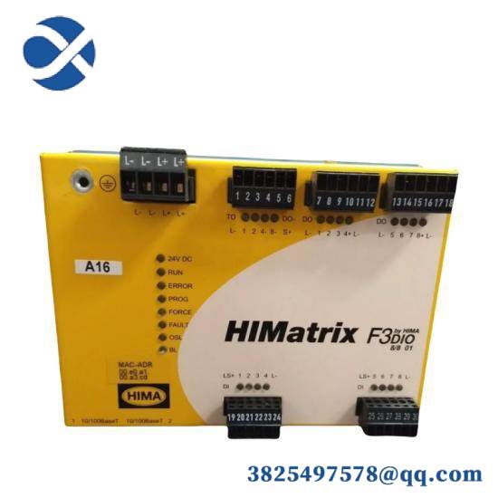 Hima F3 DIO 8/8 01 | Hiamtrix F3 DIO 8/8 01 | Control Module, Industrial Automation