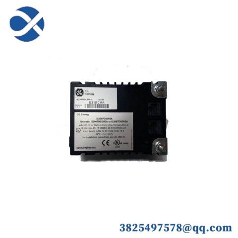 GE IS220PDIOH1A, REV D - Advanced PLC Module for Industrial Automation