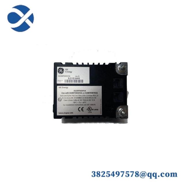 GE IS220PDIOH1A, REV D - Advanced PLC Module for Industrial Automation