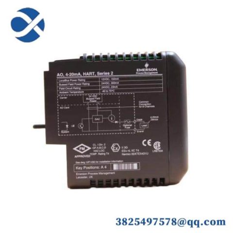 Emerson DeltaV VE4005S2B1 Analog Output Card: Advanced Control for Industrial Automation